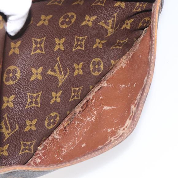 LOUIS VUITTON Monogram Compiegne 28 Clutch Bag M51845 LV Auth th6171